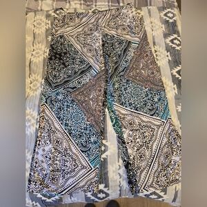 Papaya Multicolor Wide Leg Pants